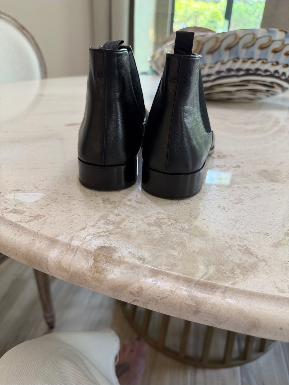 Prada woman's  Black Leather Chelsea Boots - Picture 2 of 5